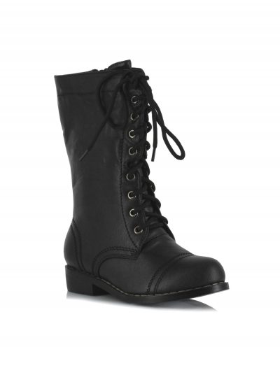 Kids Black Military Boots buy now