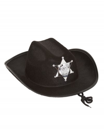 Kids Black Sheriff Hat buy now