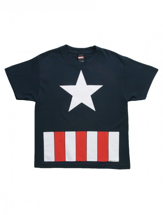 Kids Captain America Star TShirt buy now