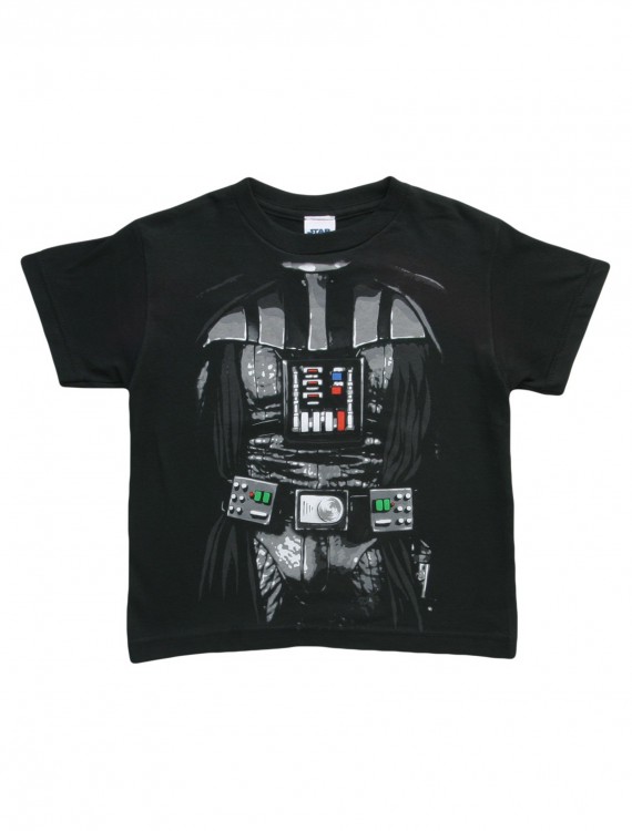 Kids Dark Star Wars Darth Vader Costume T-Shirt buy now