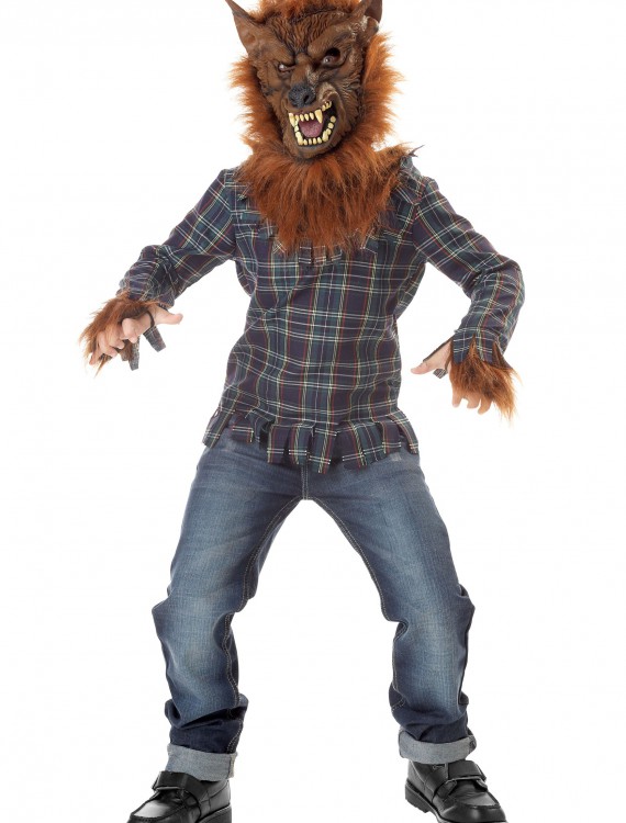 Kids Deluxe Blue Werewolf Costume buy now
