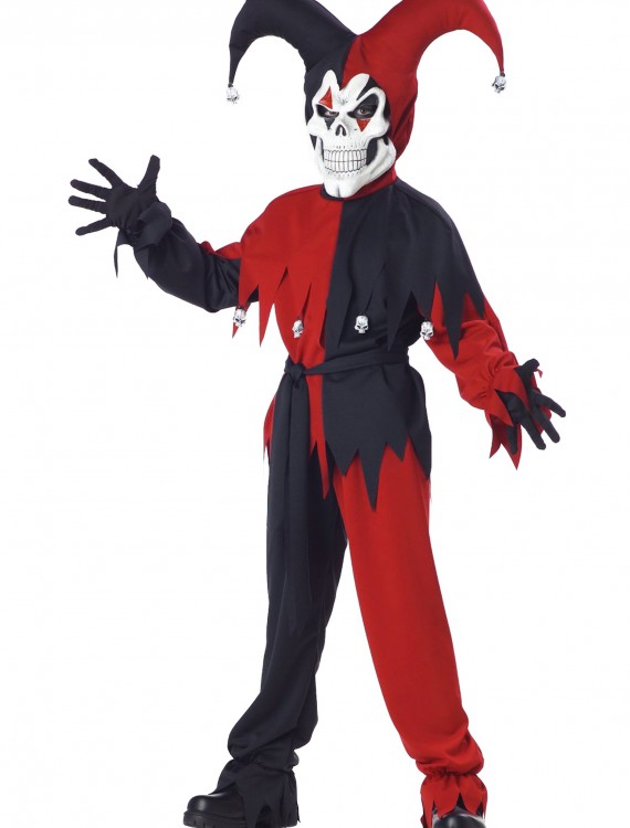 Kids Evil Jester Costume buy now
