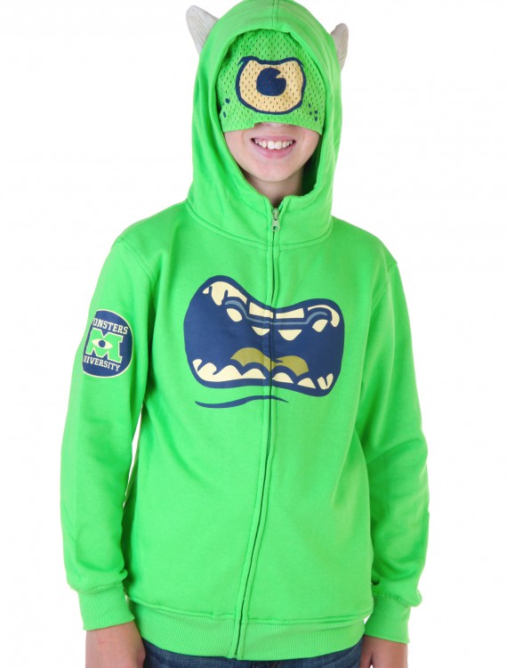 Kids Monsters University Mike Wazowski Costume Hoodie buy now