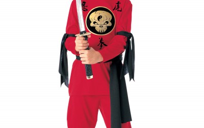 Kids Red Ninja Costume buy now