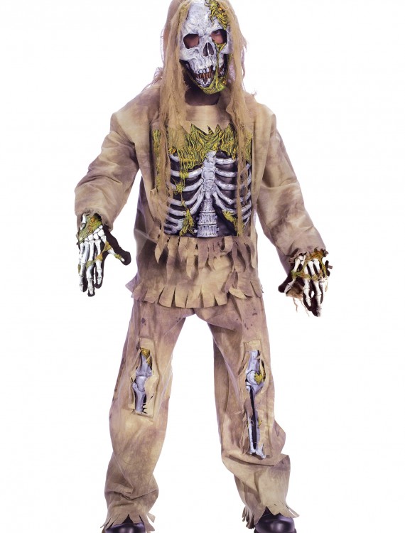 Kids Skeleton Zombie Costume buy now