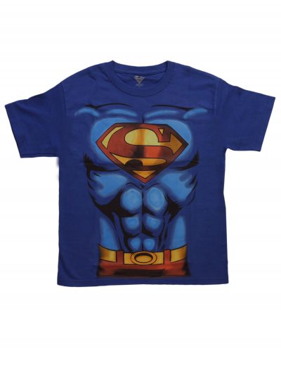 Boys Superman Costume T-Shirt buy now