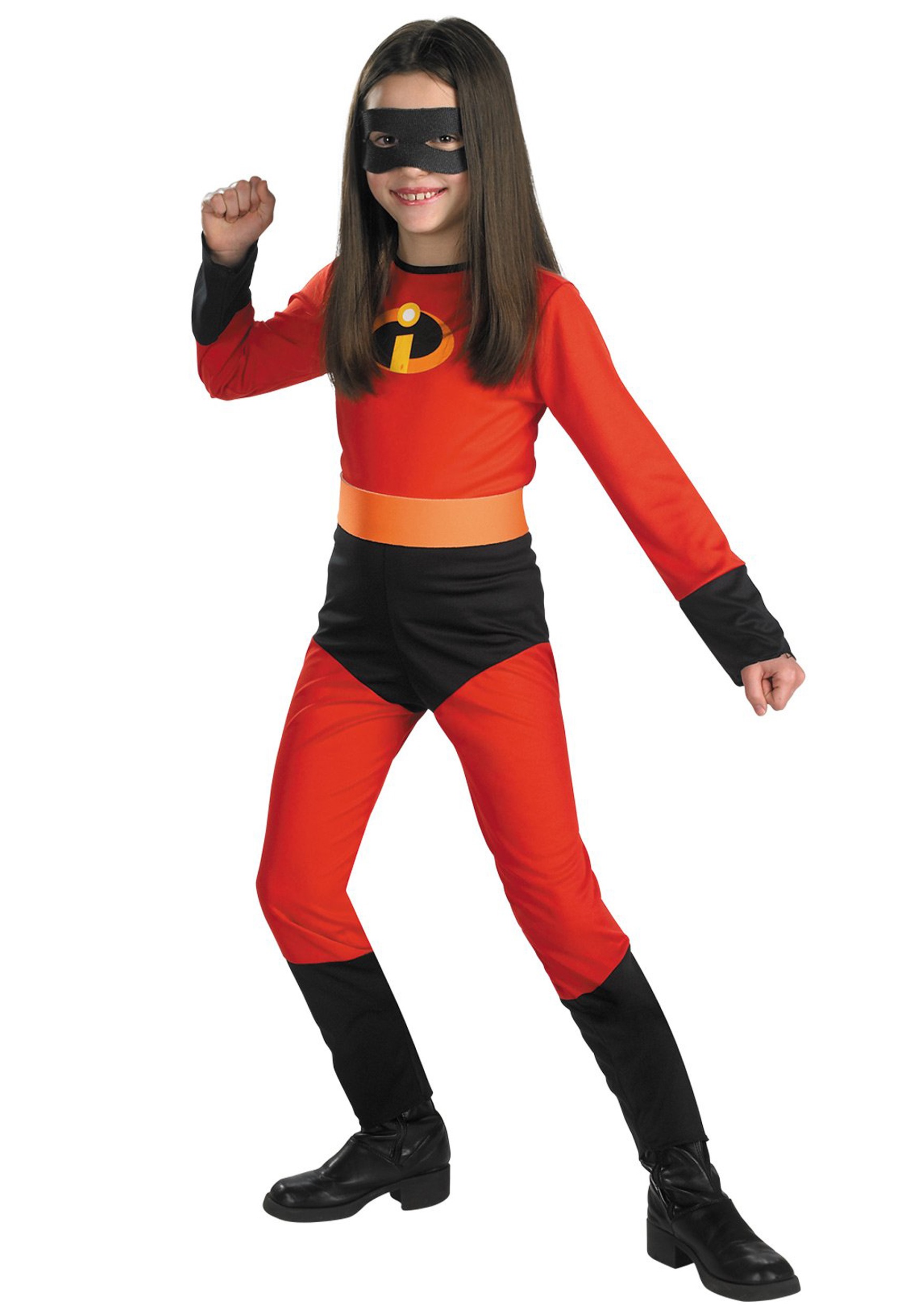 This is the official licensed Kids Violet Incredible Costume. 