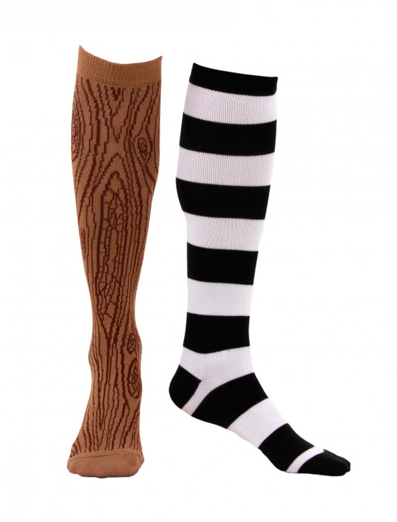 Knee-High Mismatched Pirate Socks buy now