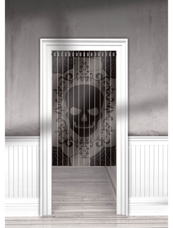 Lace Mesh Skull Curtain buy now
