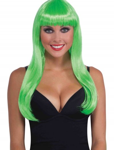 Long Neon Green Wig buy now