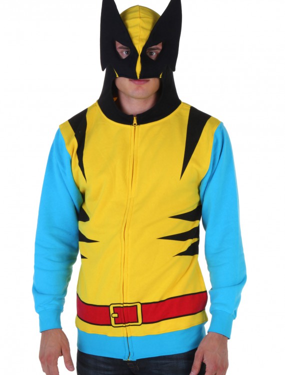 Marvel Wolverine Mens Yellow Suit Up Hoodie buy now