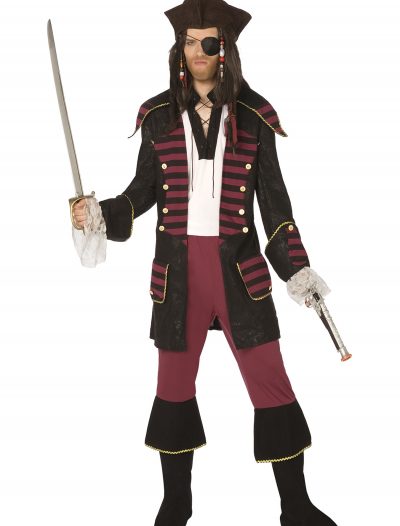 Mens Burgundy Pirate Costume buy now