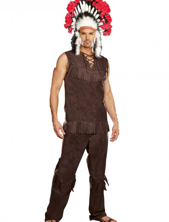 Mens Chief Long Arrow Indian Costume buy now