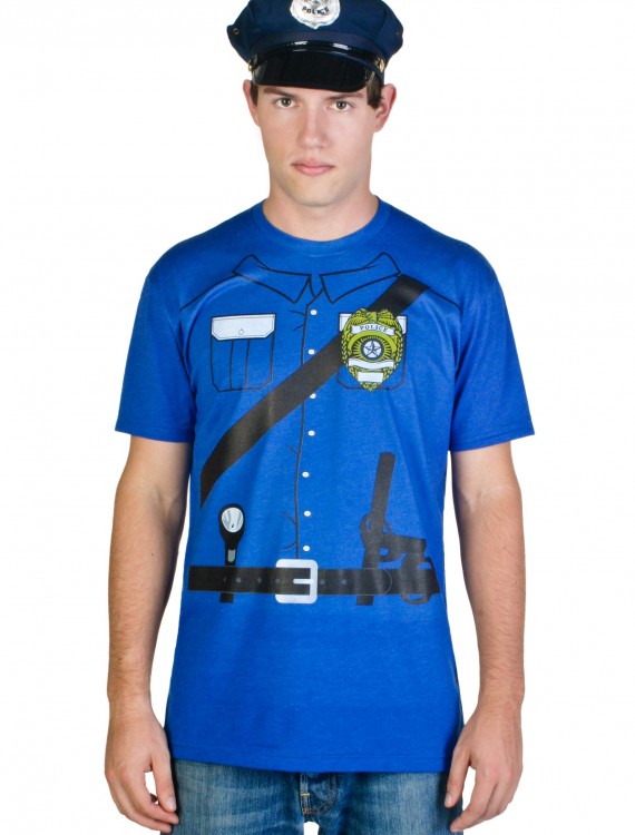 Mens Cop Costume T-Shirt buy now