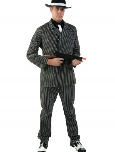 Men's Wide Pin Stripe Gangster Costume buy now