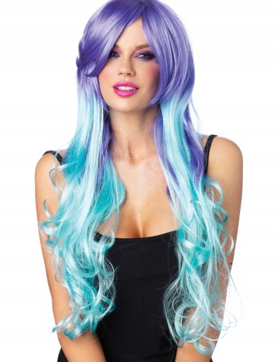 Moonlight Long Curly Wig With Optional Pony Tail Clips buy now
