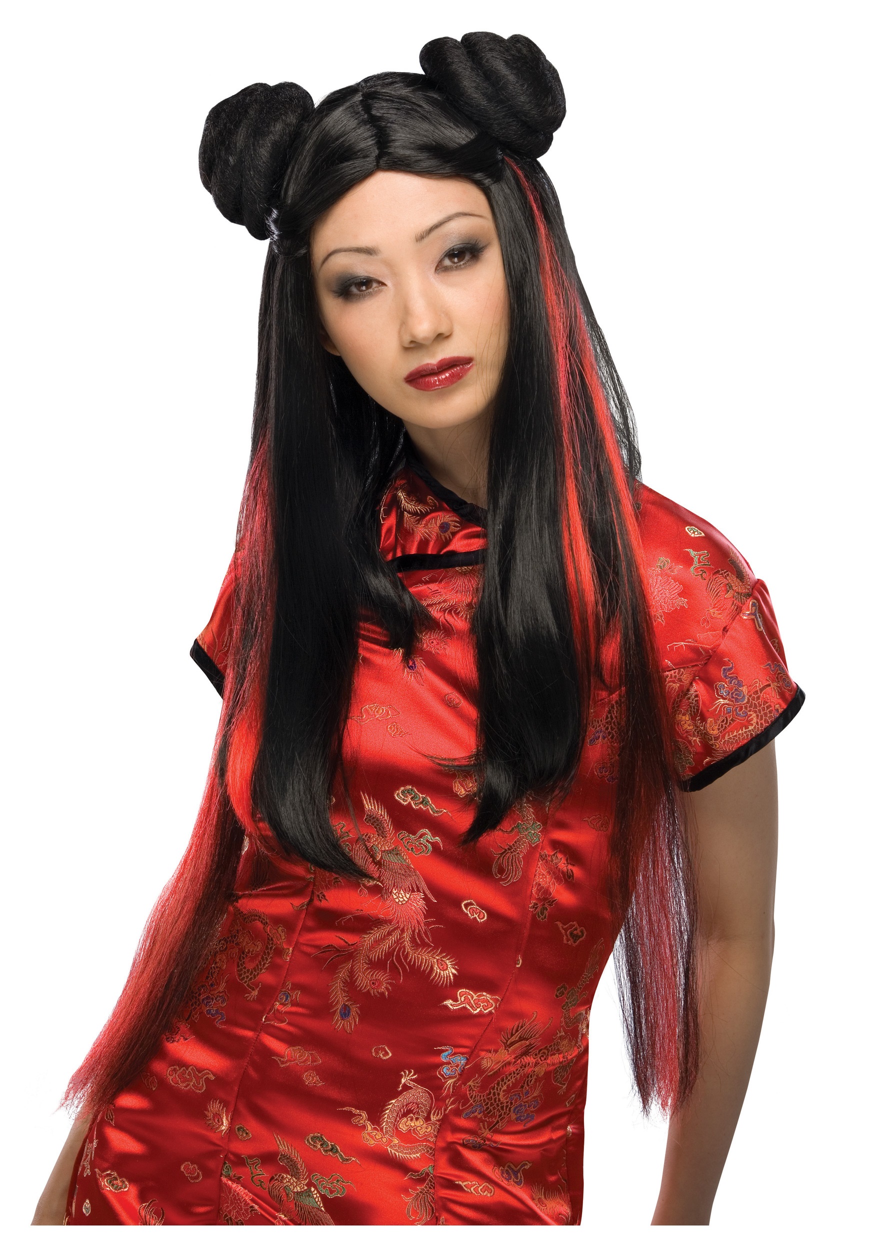 Woman Wearing Geisha Girl Outfit
