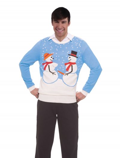 Naughty Snow Couple Christmas Sweater buy now