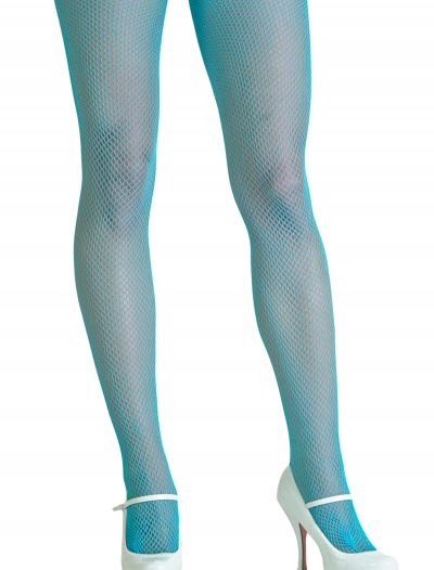 Neon Blue Fishnet Tights buy now
