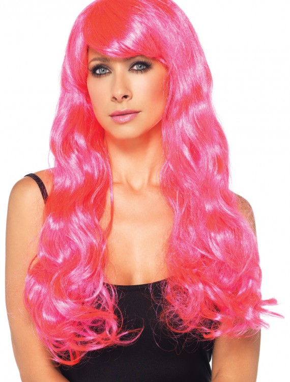 Neon Pink Long Wig buy now