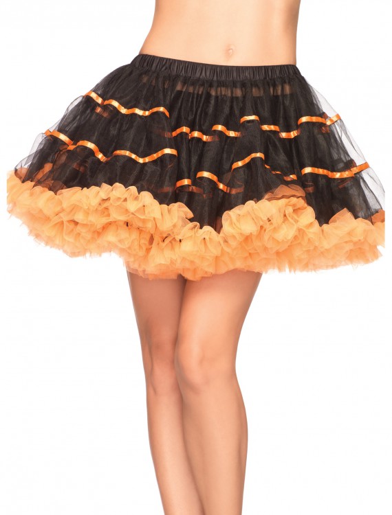 Orange and Black Tulle Petticoat buy now