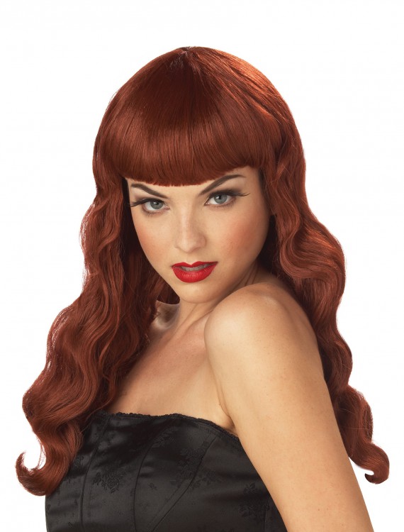 Pin Up Girl Red Wig buy now