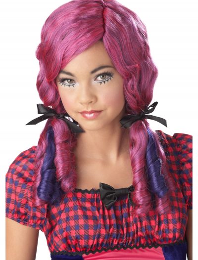 Pink / Purple Doll Curls Wig buy now