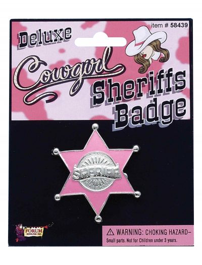 Pink Sheriff Badge buy now