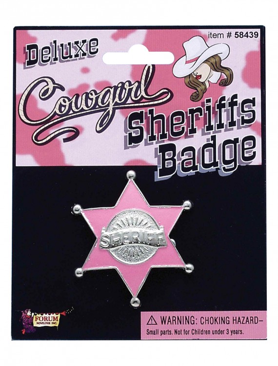 Pink Sheriff Badge buy now