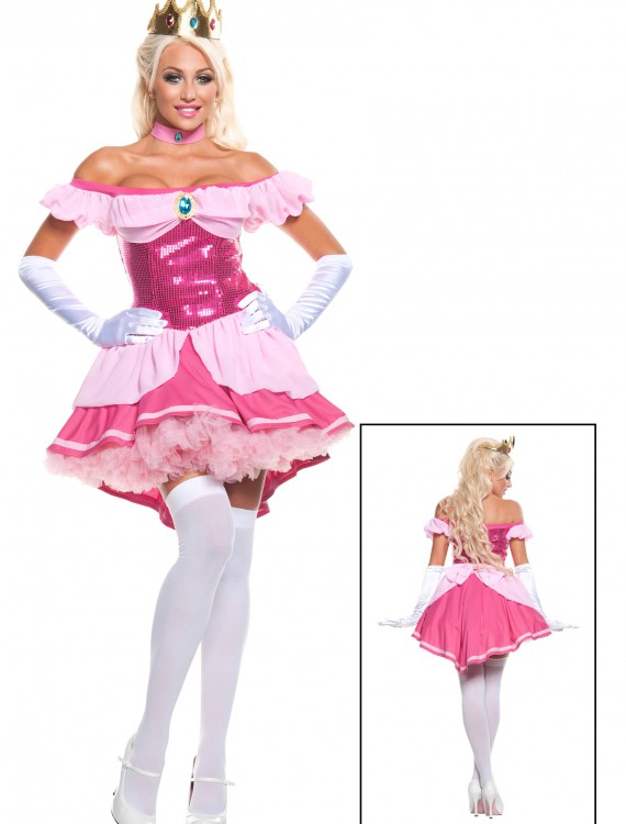 Plus Exclusive Sexy Sequin Pink Princess Costume buy now