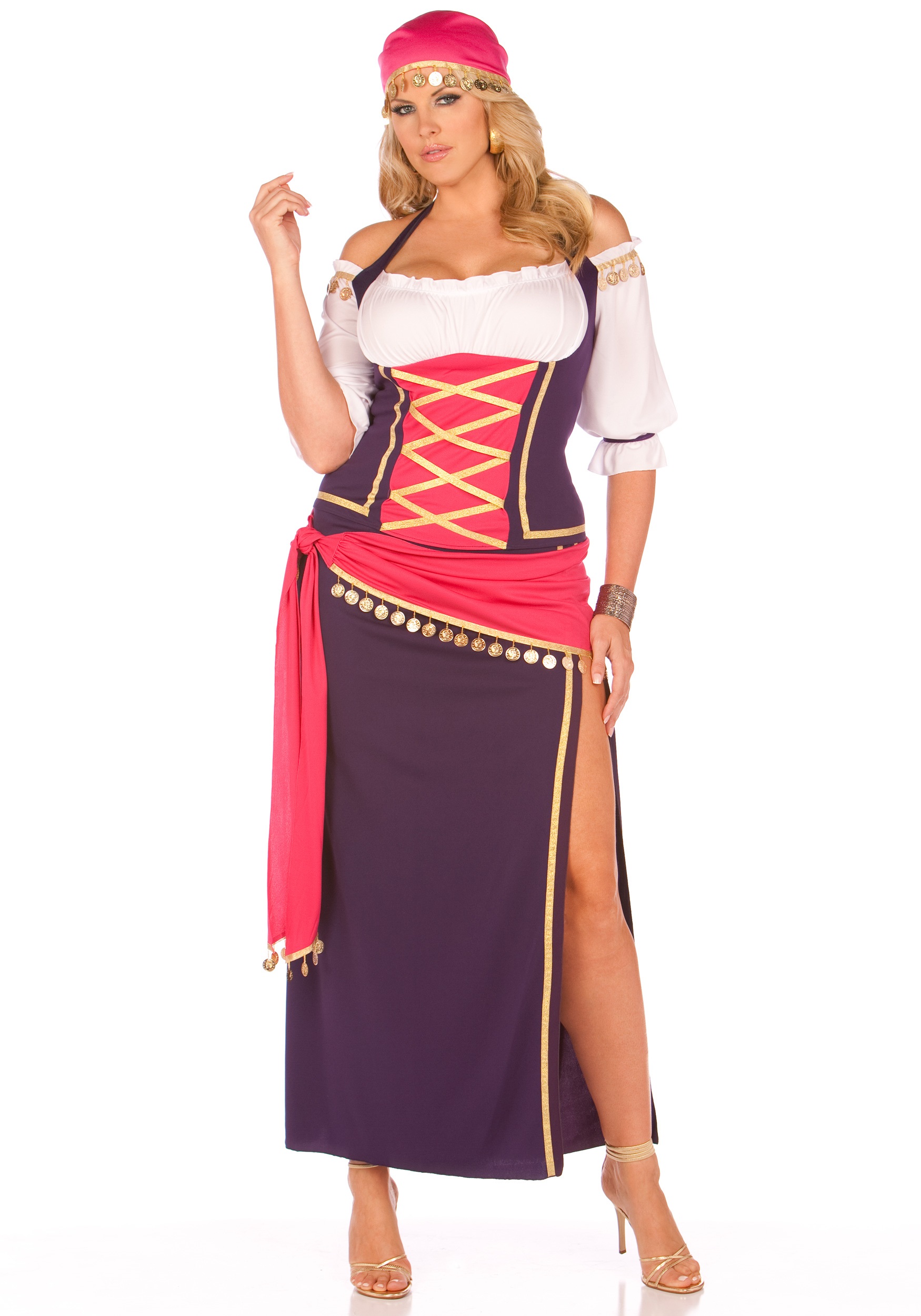 Plus Gypsy Maiden Costume.