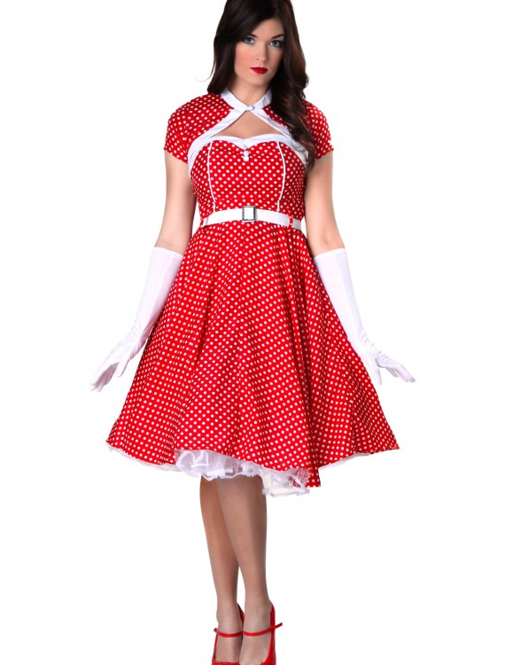 Plus Size 1950s Sweetheart Dress Costume buy now