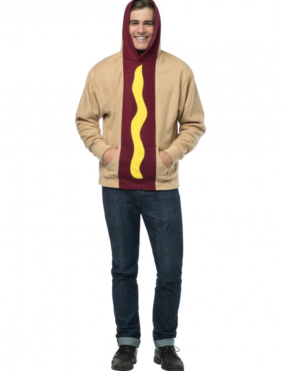 Plus Size Adult Hot Dog Hoodie buy now