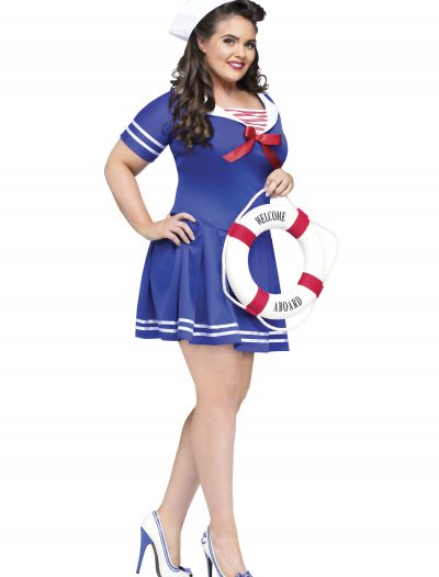 Plus Size Anchors Away Costume buy now