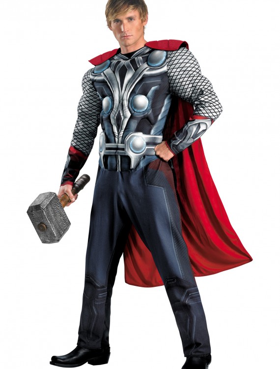 Plus Size Avengers Thor Muscle Costume buy now