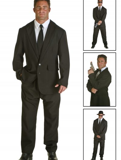 Plus Size Black Suit Costume buy now