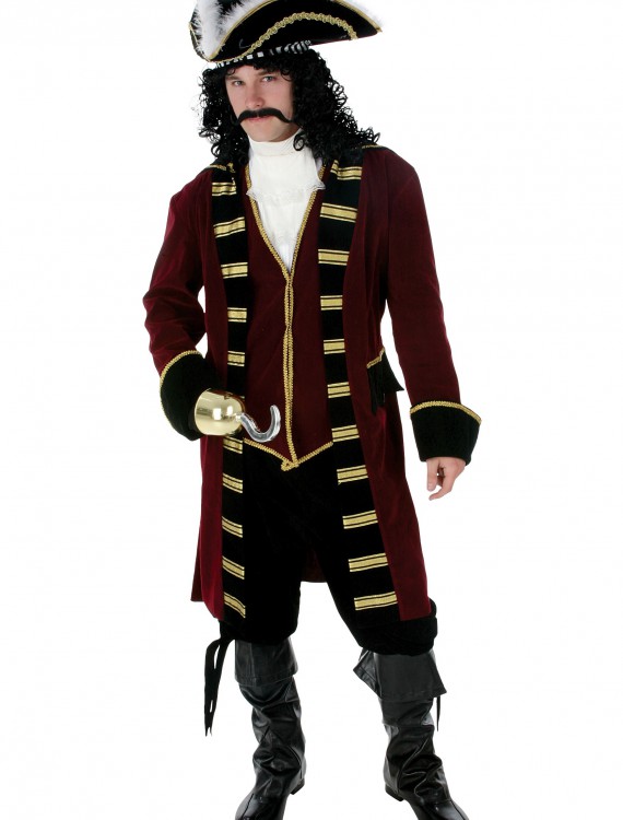 Plus Size Deluxe Captain Hook Costume buy now