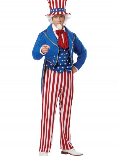 Plus Size Deluxe Uncle Sam Costume buy now
