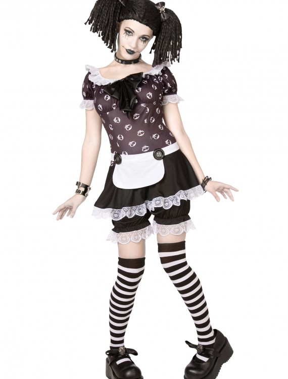 Plus Size Gothic Rag Doll Costume buy now