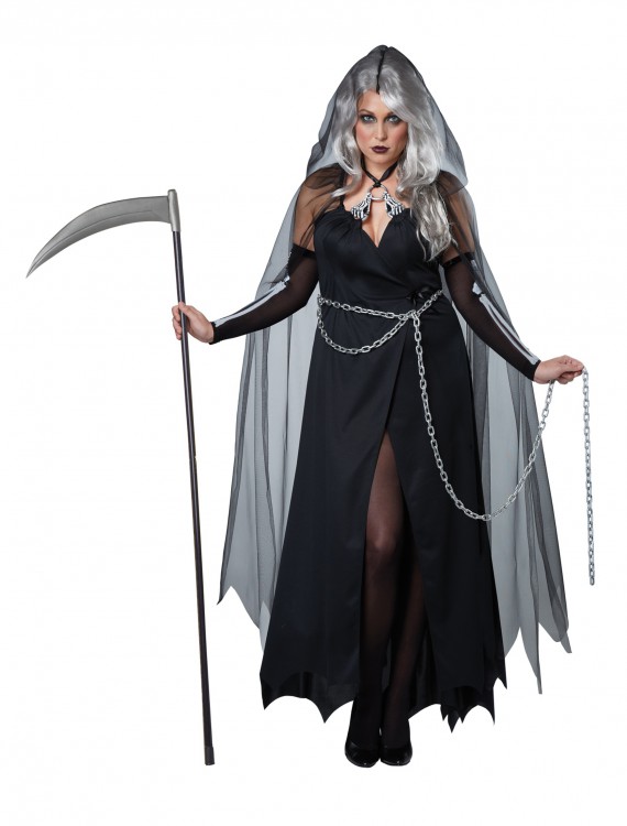 Women's Plus Size Lady Reaper Costume buy now