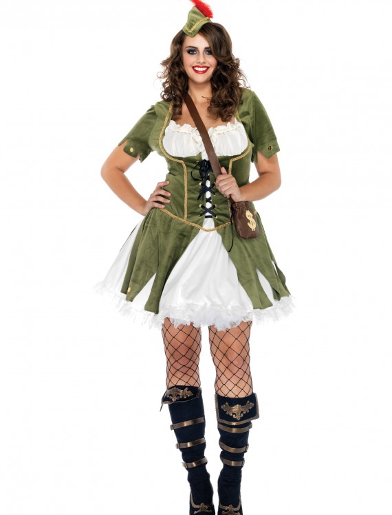 Plus Size Lady Robin Hood Costume buy now