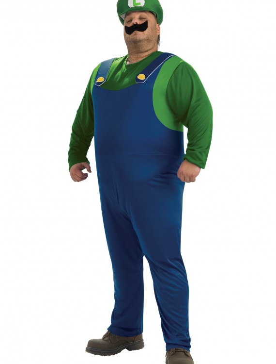 Plus Size Luigi Costume buy now