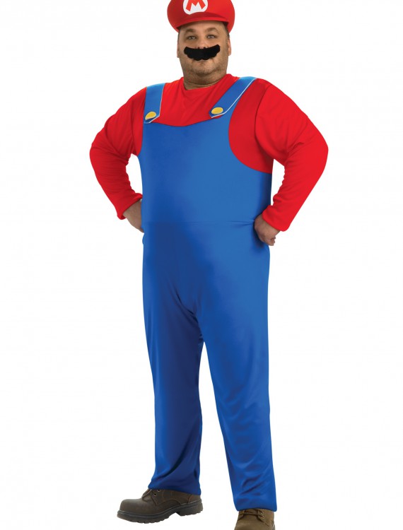 Plus Size Mario Costume buy now