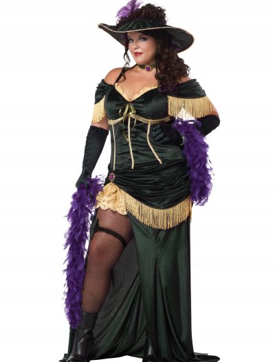 Plus Size Saloon Madame Costume buy now