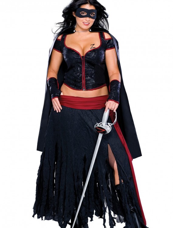 Plus Size Sexy Zorro Costume buy now