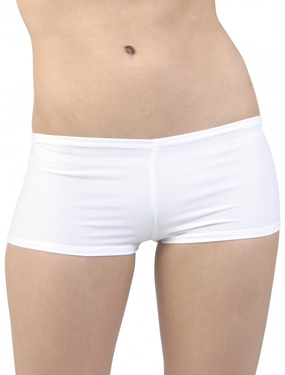 Plus Size White Hot Pants buy now