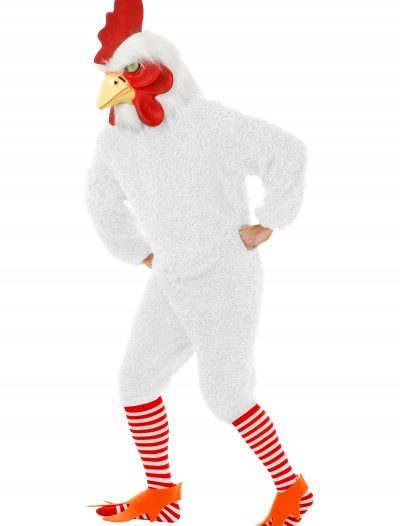 Plus Size White Rooster Costume buy now