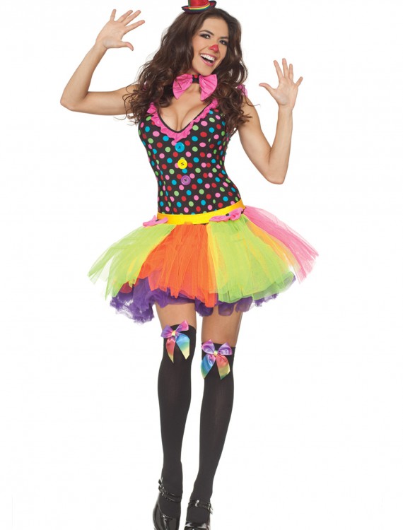 Polka Dot Tutu Clown Dress buy now