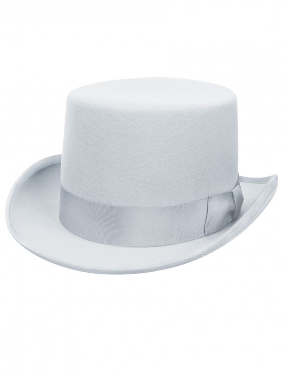 Powder Blue Wool Top Hat buy now
