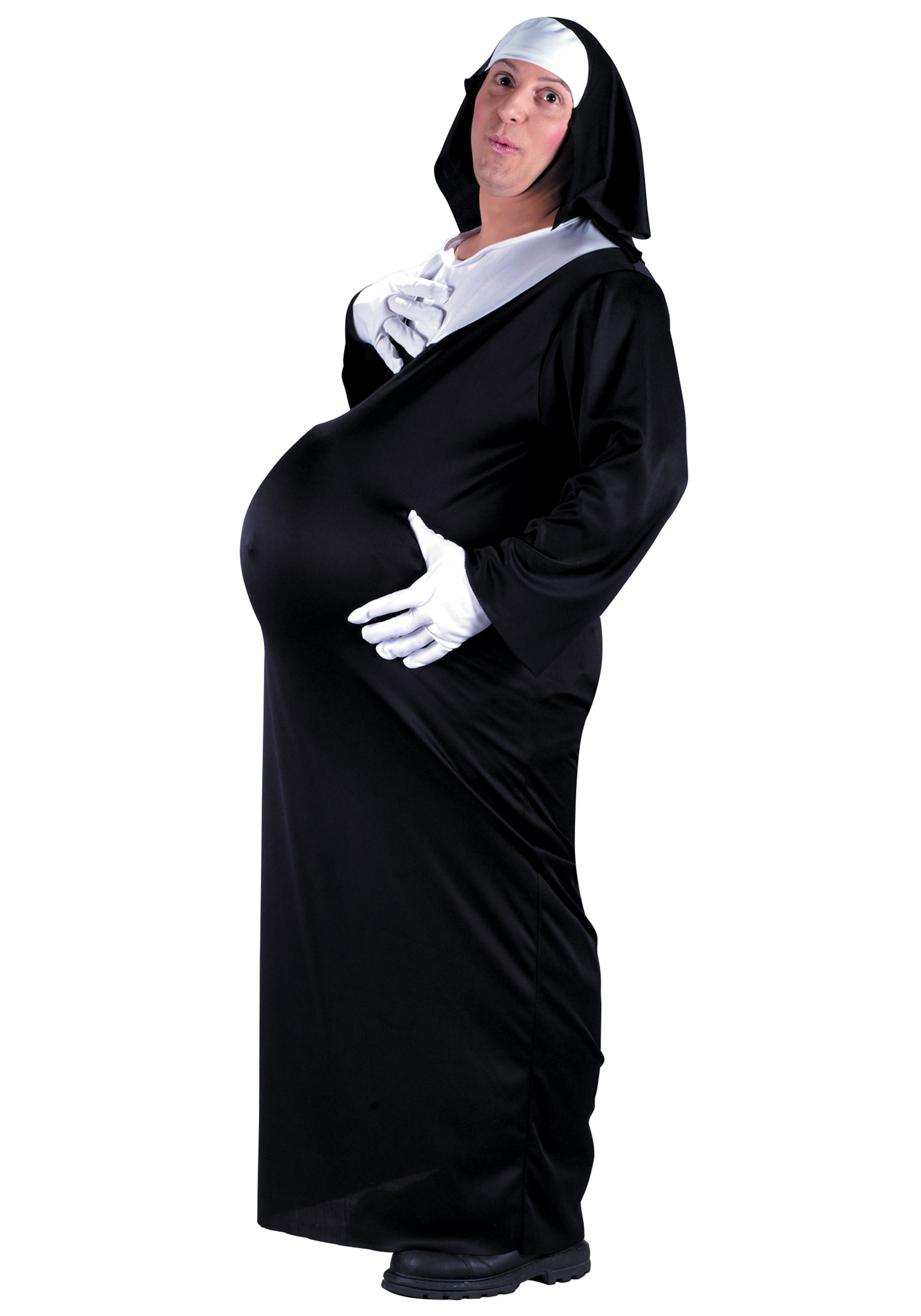 Pregnant Nun Costume. 
